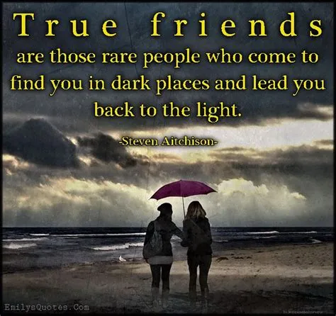 Are true friends rare