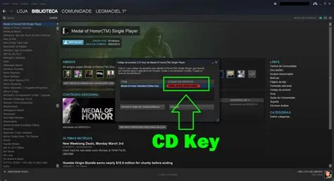 Where is steam cd key