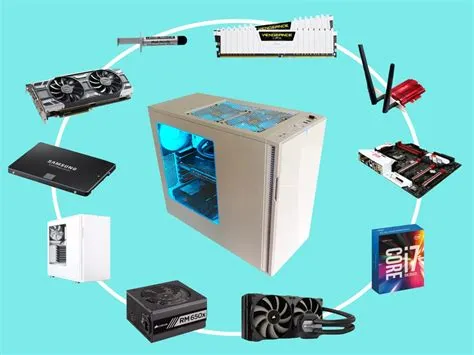 How many pieces does it take to build a gaming pc