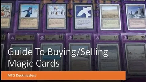 How to sell mtg cards for profit