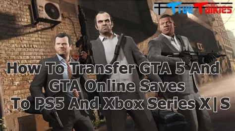 How do i transfer gta from ps5 to pc