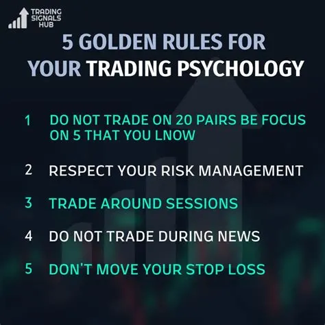 What are the golden rules of trading