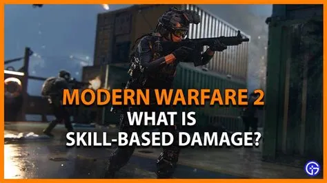 What is skill based damage in mw2