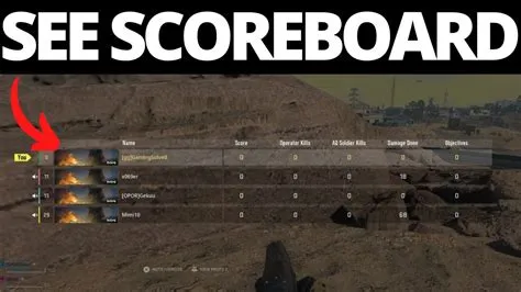 Is there a scoreboard in warzone 2