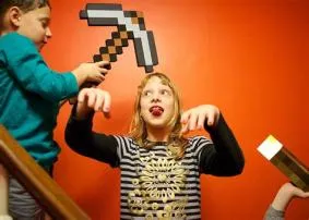 What do kids get obsessed with in minecraft?