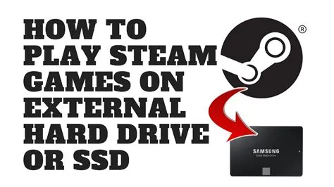 Can i install steam games on external ssd