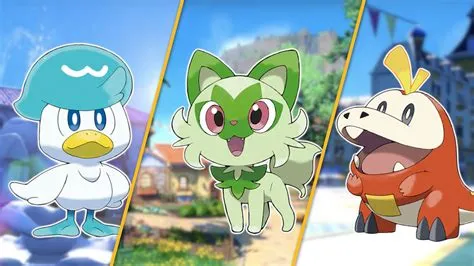 Can you get all the starters in pokemon scarlet