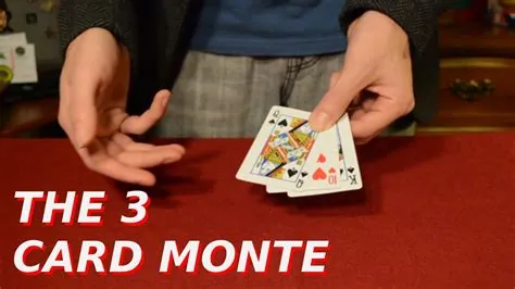 Is 3 card monte illegal