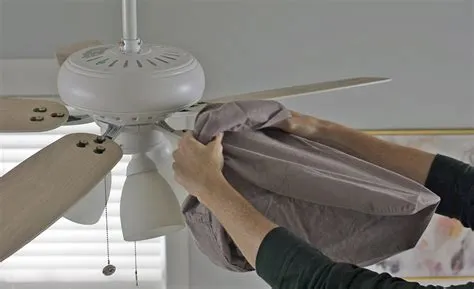 Whats the hack for cleaning a fan