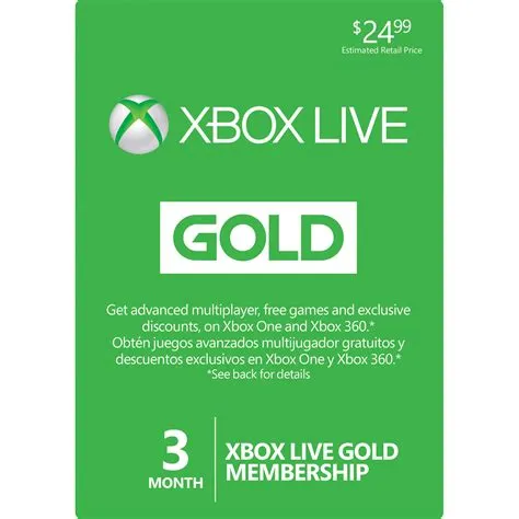 Is xbox live gold only for one account