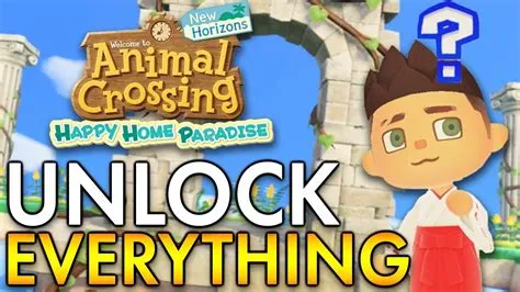 When can you unlock happy home paradise