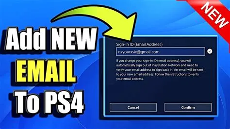 Can you change your psn email