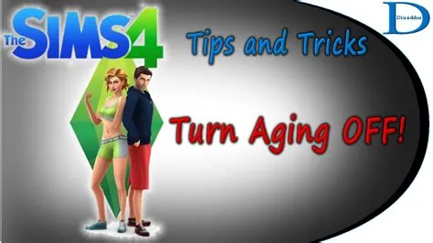 How do you cheat on sims 4 without aging