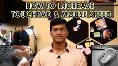 Can you increase touchpad speed