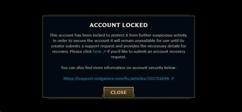 How to find a lost league account