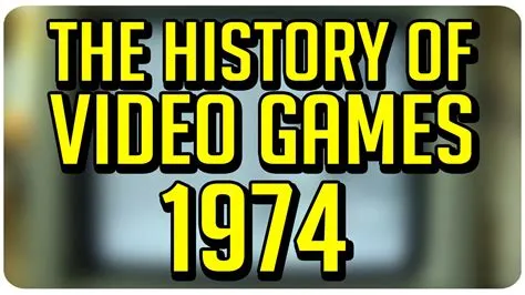 What was the first online game in 1974