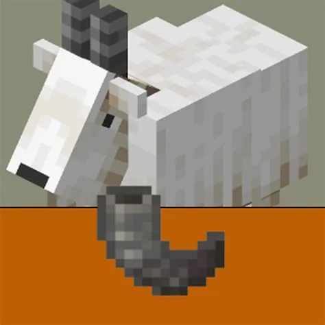 What is the rarest goat horn in minecraft