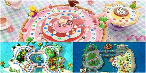 How many different boards are in mario party superstars