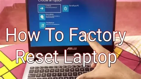 Can you reset a hp laptop