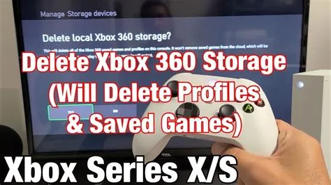 Does clearing xbox 360 cache delete saved games