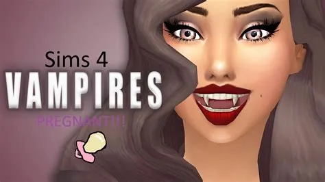 Can vampires be pregnant sims 3