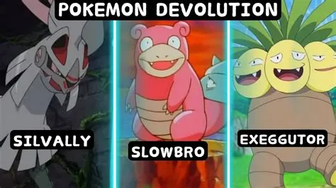 What pokémon can devolve