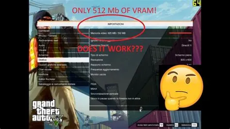 Can i play gta 5 on 128 mb vram