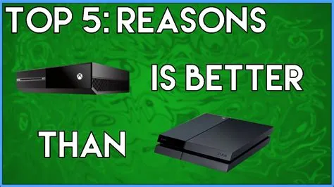 Why is ps4 better than xbox 1