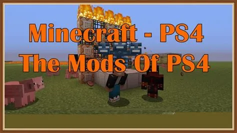 Can minecraft ps4 run mods