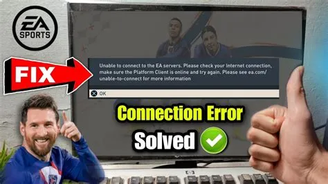 Why am i unable to connect to ea servers