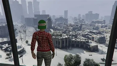 Why is it snowing in gta online