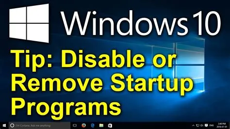 How to stop programs windows 10