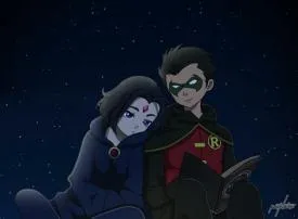 Is robin in love with raven?