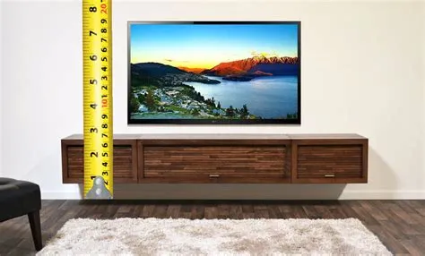 How high to hang a 77 inch tv