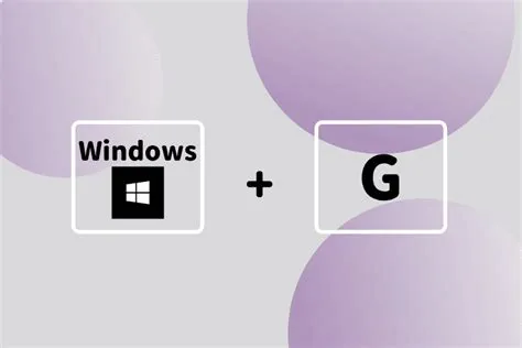 What is windows g used for