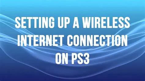 Can a ps3 connect to wifi