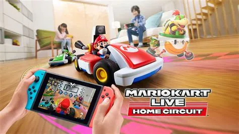 Can you play mario kart live home circuit on carpet