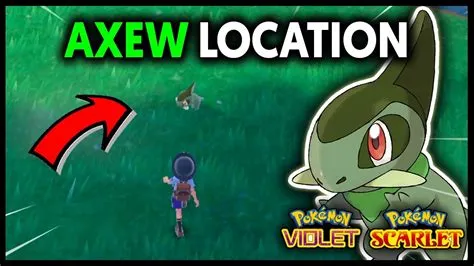 Will axew be in pokemon scarlet and violet