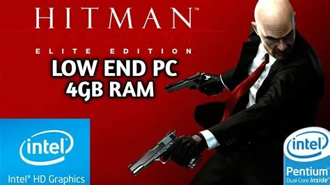 Can i play hitman 2 in 4gb ram pc