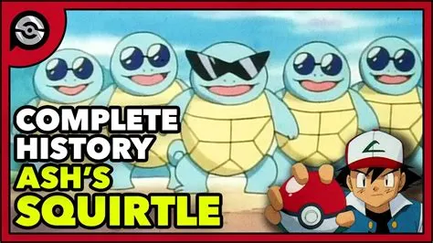 Does ash leave squirtle