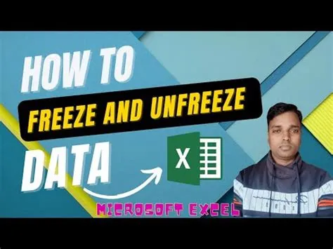 How do you unfreeze data