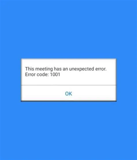 What is error code 10000502 in zoom