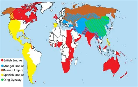 What are the biggest empires that have fallen