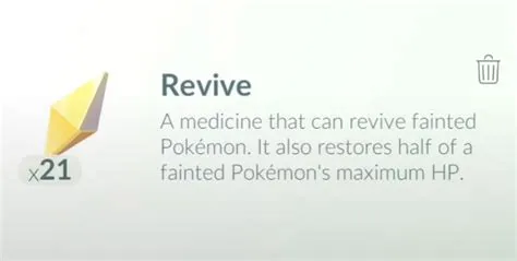 What happens if you dont revive your pokémon