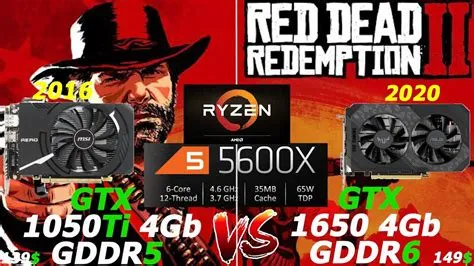 Can gtx 1650 ti run rdr2