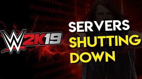 Are the wwe 13 servers shut down