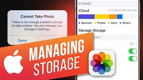 How do i manage storage on my iphone 13