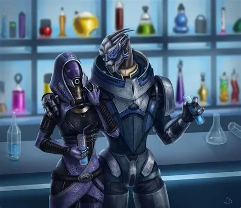 Does garrus date tali