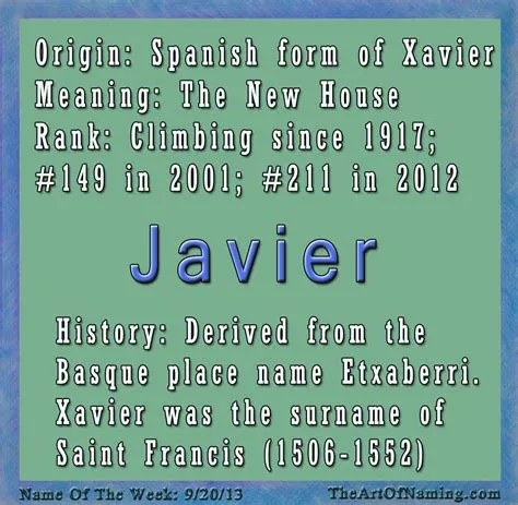 What is a nickname for javier