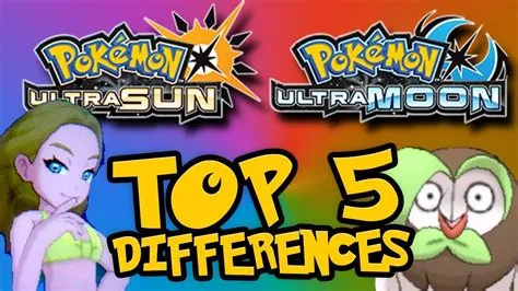 How is pokemon ultra sun different